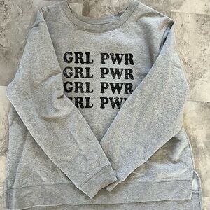 Crewneck pullover is over sized worn only a couple times.